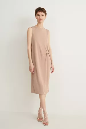C&A Kobieta Sukienki dopasowane - Sukienka ołówkowa z supłem, , Rozmiar: S