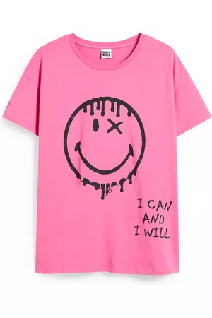 C&A Kobieta T-shirty z Krótkimi Rękawami - C&A -T-shirt-SmileyWorld®, , Rozmiar: 46