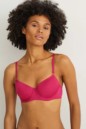 C&A Kobieta Z fiszbinami - Wielopak, 2 szt.-biustonosz z fiszbinami-DEMI-wyściełany-LYCRA®, , Rozmiar: 85 C