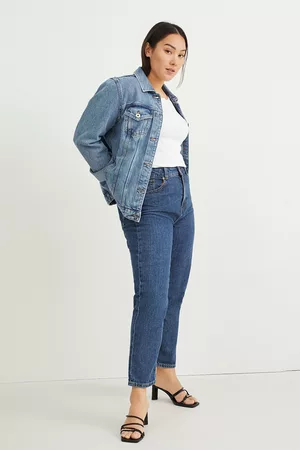 C&A Kobieta Z wysokim stanem - Mom jeans-wysoki stan-LYCRA®, , Rozmiar: 34