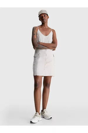 Calvin Klein Sukienka bez rękawów na guziki