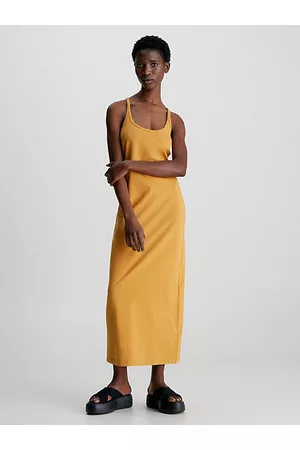 Calvin Klein Kobieta Sukienki Dzienne - Wąska wsuwana sukienka z rozciągliwego dżerseju