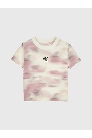 Calvin Klein Dziecko Krawaty - T-shirt tie dye z logo dla noworodka