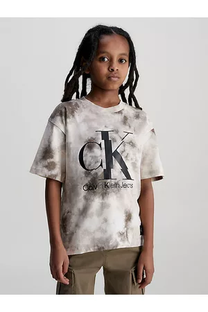 Calvin Klein T-shirt tie dye z logo