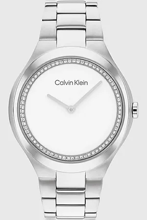 Calvin Klein Zegarek z kryształkami na ramce