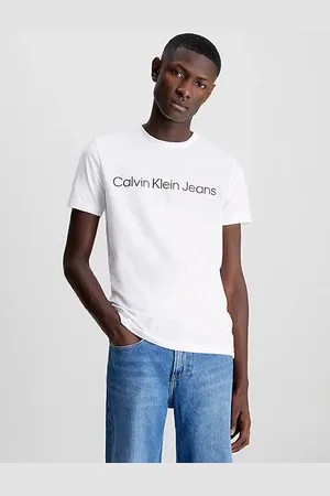 Calvin Klein Slim Organic Cotton Logo T-shirt - - - Men - XXS