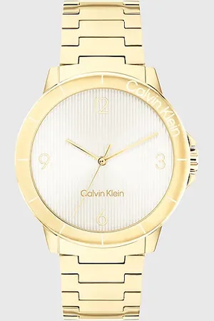 Calvin Klein Zegarek z liniową tarczą i bransoletką