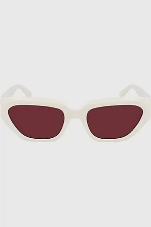 Calvin Klein Prostokątne okulary przeciwsłoneczne CKJ23652S
