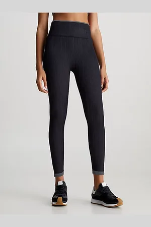 Calvin Klein Ściągaczowe legginsy sportowe 7/8