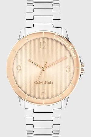 Calvin Klein Zegarek z liniową tarczą i bransoletką