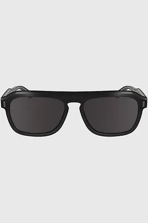 Calvin Klein Zmodyfikowane prostokątne okulary przeciwsłoneczne CK24504S