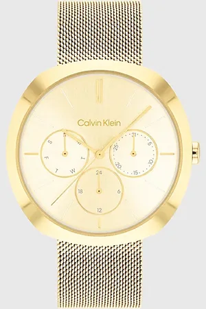 Calvin Klein Zegarek z wielofunkcyjną bransoletą z siateczki