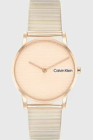 Calvin Klein Zegarek z liniową tarczą i bransoletką