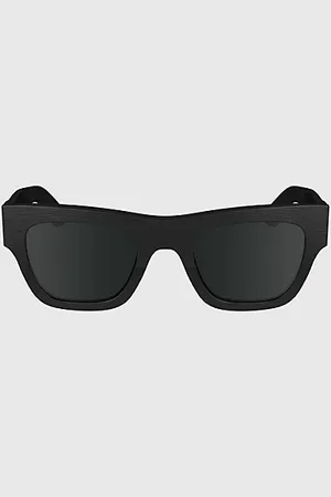 Calvin Klein Zmodyfikowane prostokątne okulary przeciwsłoneczne CK24510S