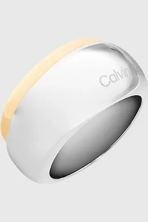 Calvin Klein Dwubarwny gruby pierścionek
