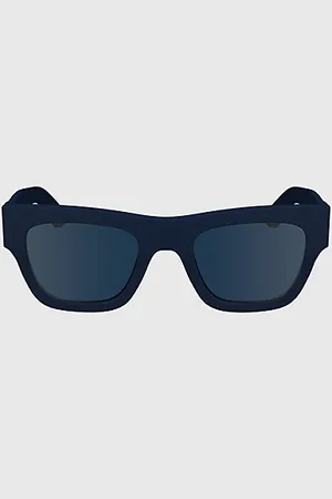 Calvin Klein Zmodyfikowane prostokątne okulary przeciwsłoneczne CK24510S