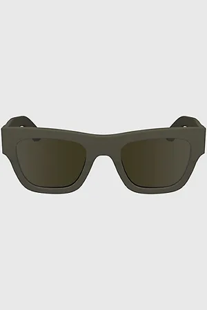 Calvin Klein Zmodyfikowane prostokątne okulary przeciwsłoneczne CK24510S