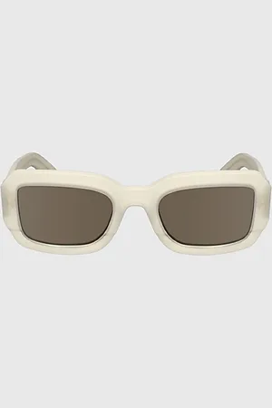 Calvin Klein Zmodyfikowane prostokątne okulary przeciwsłoneczne CK24511S