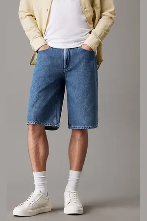 Calvin Klein Luźne dżinsowe szorty w stylu lat 90.
