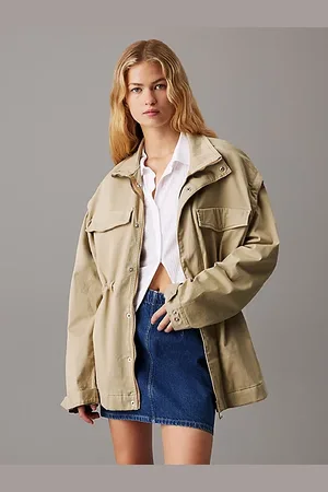 Calvin Klein Kurtka unisex 2 w 1 z bawełny z twillem
