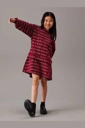 Calvin Klein Sukienka dresowa oversize z logo