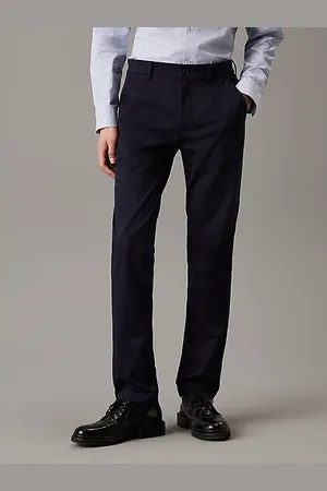 Calvin Klein Wąskie satynowe chinosy