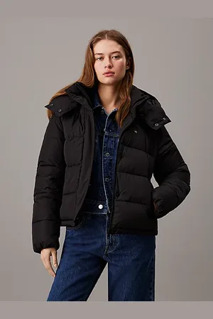Calvin Klein Krótka kurtka puchowa z kapturem