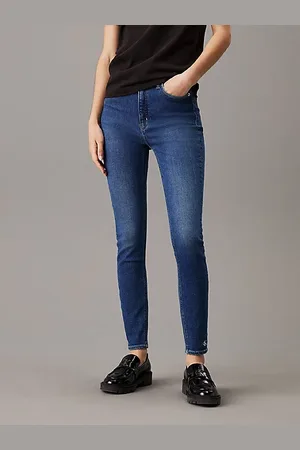 Calvin Klein Jeansy High Rise Super Skinny do kostek