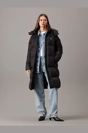 Calvin Klein Długi płaszcz puchowy