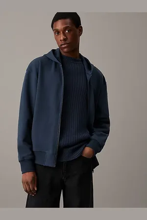 Calvin Klein Luźna bluza z kapturem na zamek