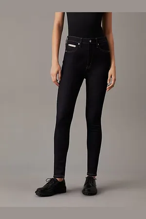 Calvin Klein Jeansy High Rise Super Skinny do kostek