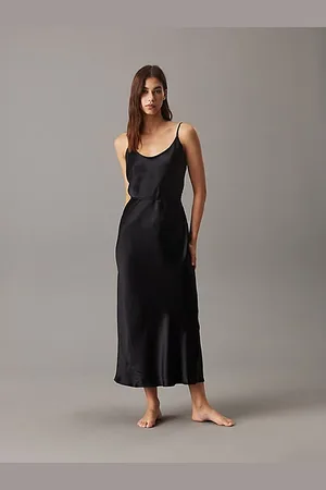 Calvin Klein Jedwabna koszula nocna