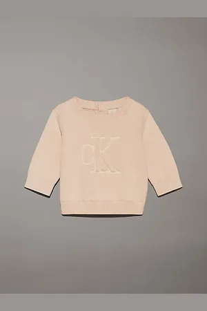 Calvin Klein Sweter z logo dla noworodka