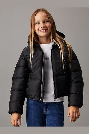 Calvin Klein Kurtka puchowa z kapturem i logo