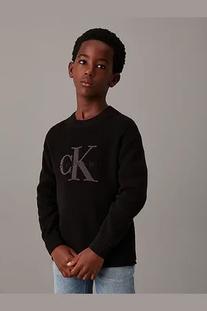 Calvin Klein Swobodny sweter z logo