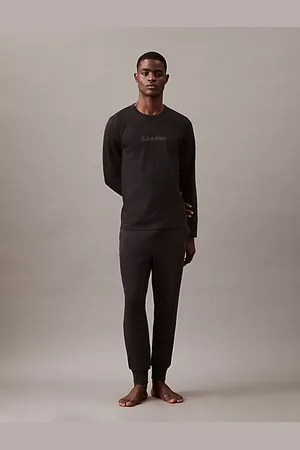 Calvin Klein Spodnie dresowe po domu - Icon Cotton Terry