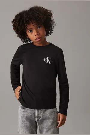 Calvin Klein T-shirt Dziecięcy z długim rękawem