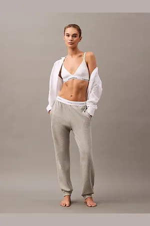 Calvin Klein Spodnie dresowe po domu - Icon Cotton Terry
