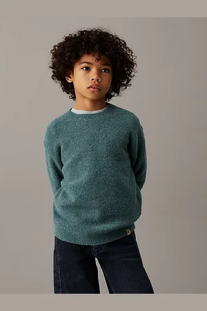 Calvin Klein Swobodny sweter boucle