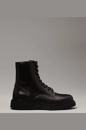 Calvin Klein Skórzane buty za kostkę