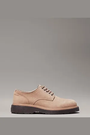 Calvin Klein Zamszowe buty sznurowane