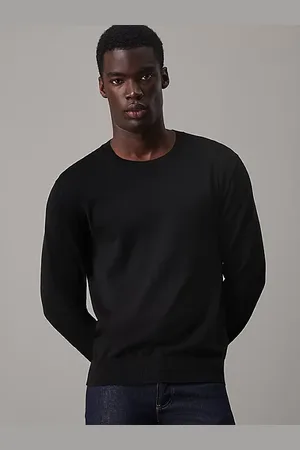 Calvin Klein Luksusowy bawełniany sweter