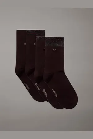 Calvin Klein Zestaw upominkowy 4 par metalicznych skarpet za kostkę