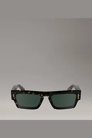 Calvin Klein Zmodyfikowane prostokątne okulary przeciwsłoneczne CK24532S