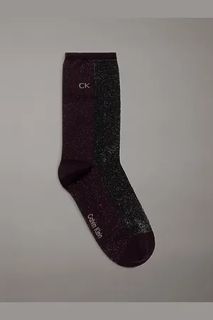 Calvin Klein Metaliczne skarpety za kostkę