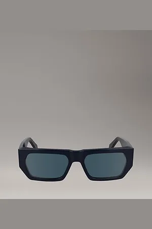 Calvin Klein Zmodyfikowane prostokątne okulary przeciwsłoneczne CKJ24625S