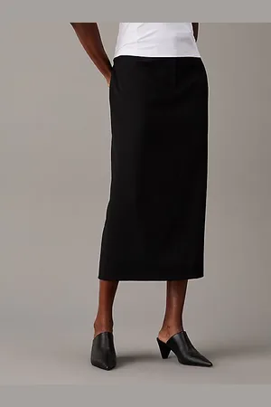 Calvin Klein Swobodna spódnica ołówkowa midi