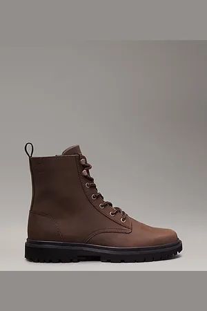 Calvin Klein Skórzane buty za kostkę