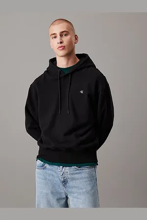 Calvin Klein Bluza z kapturem z bawełny frotte