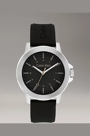 Calvin Klein Zegarek z siateczkową bransoletą i monogramem